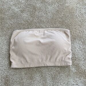 Klassy Network Nude Ribbed Bandeau